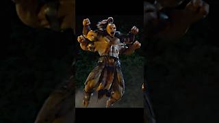 The man saves his family from the four hand monster 👹👺 mortalkombatmovie2021 shorts monster [upl. by Zacks]