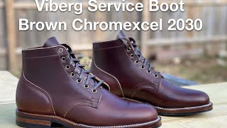 Viberg Service Boot Brown Chromexcel 2030 Unboxing [upl. by Arammat674]