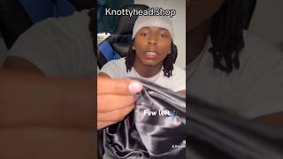 Satin lined cap available on Knottyheadshop locsjourney braid curls hairstyles haircare [upl. by Enibas]