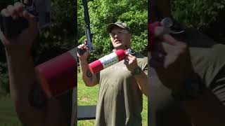 Suppressed Desert Eagle Vs Fire Extinguisher Kentucky Ballistics [upl. by Elpmid]