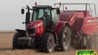 EEUU La tendencia en tractores y cosechadoras Massey Ferguson 590 20141122 [upl. by Feldt763]