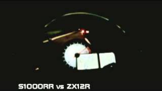 S1000RR vs ZX12R [upl. by Nit]