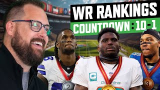 Top 10 WR Rankings  Hungry For More  Fantasy Football 2024  Ep 1607 [upl. by Ecyned]