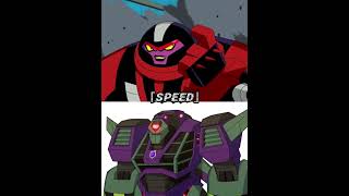 Clobber Transformers Cyberverse Cartoon vs Fistina Ben 10 Omniverse Cartoon [upl. by Tormoria]