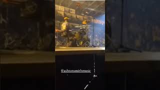 When Ashton smith decided to go hot👁 explore drummer drumslife celebritynews drumlife shorts [upl. by Kcired]