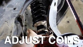 How to Adjust Coilovers Complete Guide [upl. by Ferdinanda]