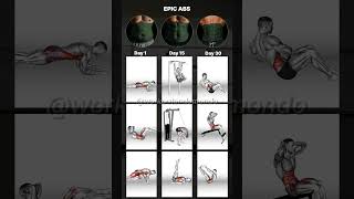 30DAY EPIC ABS CHALLENGE Get Ripped in Just One Month [upl. by Ettenim115]