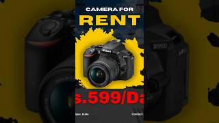 All camera rent rd day d3300d3100m501800d [upl. by Ayn]