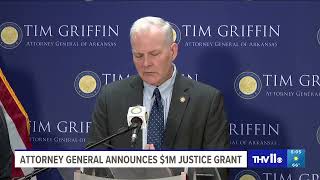 KTHV AG Griffin Announces Grant from State Opioid Settlement Funds to Specialty Courts 11 14 2024 [upl. by Kcirded]