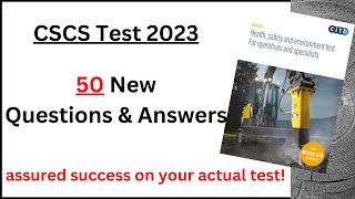 CSCS Card UK  CSCS Test 2023  CSCS Card Test Questions 2023  CSCS Test Preparation  CSCS Test [upl. by Eronel]