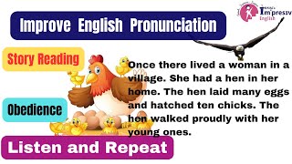 Improve English pronunciationlisten and repeatOvercome Mother tongue influenceimpresivenglish [upl. by Sinai]