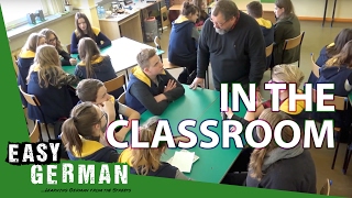 Typical classroom scenes in German  Super Easy German 19 [upl. by Idnahr279]