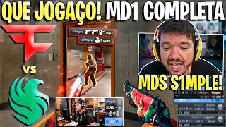 JOGÃO DA PO🔥 FAZE vs FALCONS MD1 COMPLETA  RMR Perfect World Shanghai Major 2024 [upl. by Anawad]