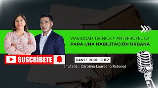 VIABILIDAD TÉCNICA Y ANTEPROYECTO PARA UNA HABILITACIÓN URBANA [upl. by Novert]