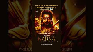 Karna Movie Latest Update😱 shorts suriya youtubeshorts karna [upl. by Nylyrehc9]