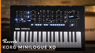 Korg Minilogue XD Polyphonic Analogue Synthesizer  Reverb Demo Video [upl. by Wickman]