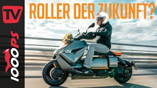 Die Alternative für Pendler BMW CE 04 Elektroroller Test 2022 [upl. by Ezar]