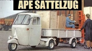 Die Ape Schrauber  Pentaro der Ape Sattelzug [upl. by Anifur]