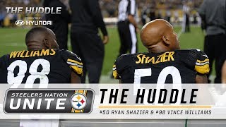 The Huddle Ryan Shazier and Vince Williams [upl. by Odille454]