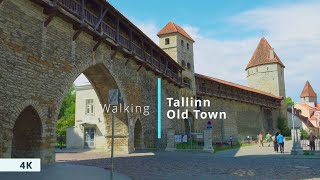 Walking Tallinn Old Town [upl. by Deeann723]