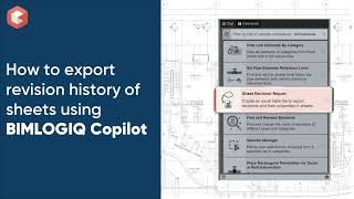 How to create sheet revision history report in Revit using BIMLOGIQ Copilot [upl. by Noslrac641]