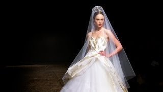 Lazaro Spring 2014 Bridal  Interviews and Runway  Videofashion [upl. by Halliday]