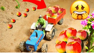 diy mini tractor harvest potato Dalicreator [upl. by Airehc]