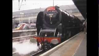 Princess Coronation Class 46233 Duchess of Sutherland hauling The Mancunian Euston 2004 [upl. by Enella]