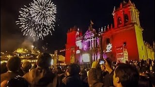 🎇🎆Año Nuevo en Cusco Perú 🎊🎉🎊 [upl. by Yelhs231]