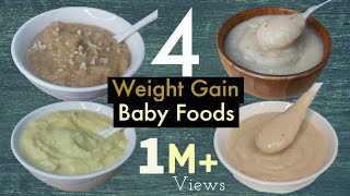 4 Baby foods Weightgain Food For 612 month Babies  Potato Egg Puree Dates Nuts AppleBanana [upl. by Armitage]