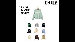 SHEIN  Womens Stylish Sweatshirts on Sale [upl. by Farrand]