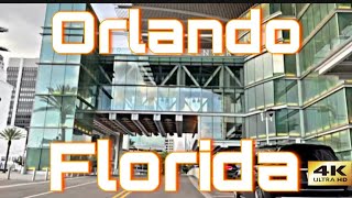 Orlando Florida  Downtown Evening Tour [upl. by Naves]