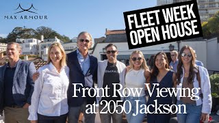 Front Row Fleet Week Viewing at Luxury Open house  Pacific Heights [upl. by Bucher]