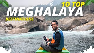 Top 10 Places To Visit in Meghalaya in 2023  Most Beautiful Destinations in Meghalaya Travel Video [upl. by Ainezey]