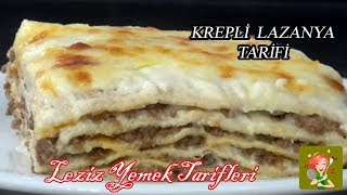 Krepli Lazanya Tarifi Çok Kolay  Leziz Yemek Tarifleri [upl. by Bollay]