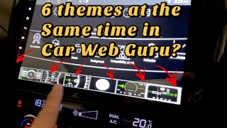 How to setup 6 themes on Car Web Guru Launcher [upl. by Renault360]