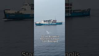 Batangas  Calapan  Starlite Annapolis shipping maritime shipspotting barko [upl. by Nerine]