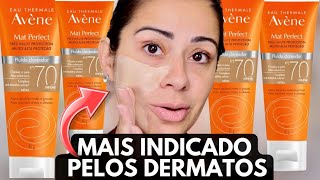 TESTANDO o PROTETOR COM COR MAIS INDICADO POR DERMATOLOGISTAS  AVÈNE Mat Perfect [upl. by Noami]