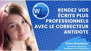 Rendez vos écrits plus professionnels avec le correcteur Antidote [upl. by Neehahs448]