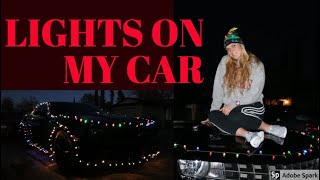 Putting Christmas Lights on My Camaro [upl. by Waylan]