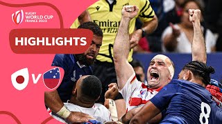 Japan keep the dream ALIVE  Japan v Samoa  Rugby World Cup 2023 Highlights [upl. by Sices]