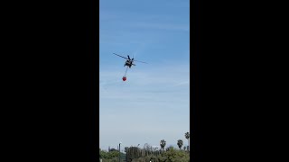 California Army National Guard helicopter firefighting demonstration [upl. by Herbert]