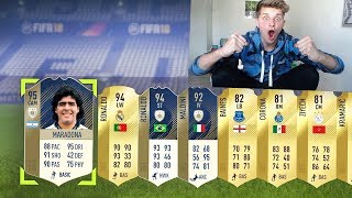 YOUTUBER zieht 94 C RONALDO  94 PRIME ICON in 1 MINUTE 💎🔥 Fifa 18 Pack Opening Ultimate Team [upl. by Vasilis]