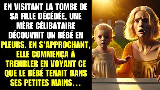 En visitant la tombe de sa fille une mère trouva un bébé en pleurs et trembla en voyant ce quil [upl. by Feltie114]