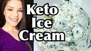 Easy Keto Ice Cream  Low Carb  Mint Chip [upl. by Ferguson]