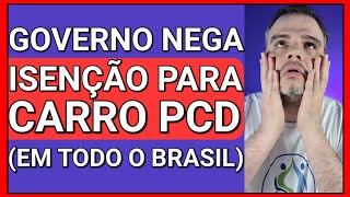 Ã‰ GRAVÃSSIMO OLHA O QUE ESTÃƒO USANDO AGORA P NEGAR ISENÃ‡ÃƒO DE CARRO PCD [upl. by Adnorrehs]