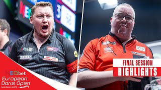 FIRST ET TITLE OF 2024 Final Session Highlights  2024 NeoBet European Darts Open [upl. by Aube]