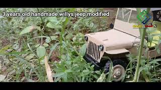 handmade miniature willys jeep off road [upl. by Enelyw461]