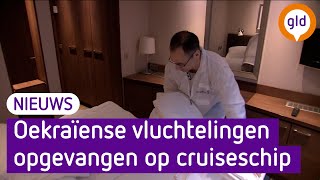 350 vluchtelingen uit Oekraïne krijgen plek op cruiseschepen  Omroep Gelderland [upl. by Queston656]