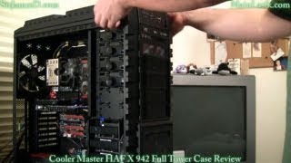 Cooler Master HAF X 942 Full Tower Case Review  SirJamesDTech [upl. by Zorah]